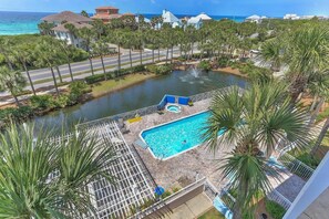 Pool - Snowbirds Welcome! Gulf Place! Walk to Beach! 30A (SANTA ROSA BEACH)