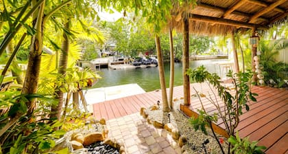 Waterfront Key West Oasis w/ Float Dock!