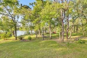 House (3 Bedrooms) | Interior - Private Boat Dock: Family-friendly Grove Getaway (Grove)