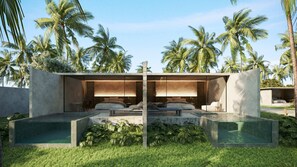 Deluxe Bungalow | 1 bedroom, in-room safe, free WiFi - Bangalôs Luzes do Patacho (Porto de Pedras)