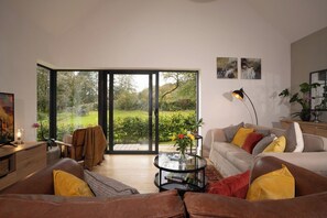 TV, fireplace - Beautiful Luxury one bedroom retreat in Far Sawrey (Ambleside)