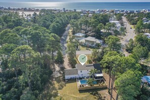 Exterior - Book for Summer at this 30A home with Private Pool and Low-Speed Vehicle (Santa Rosa Beach)