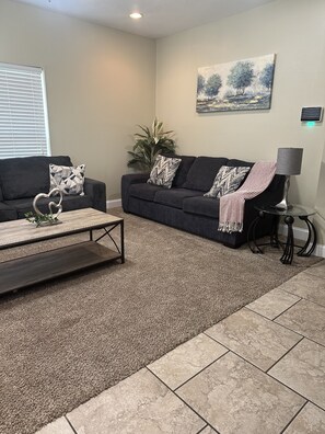 Living area - Unit A (Moss Point)
