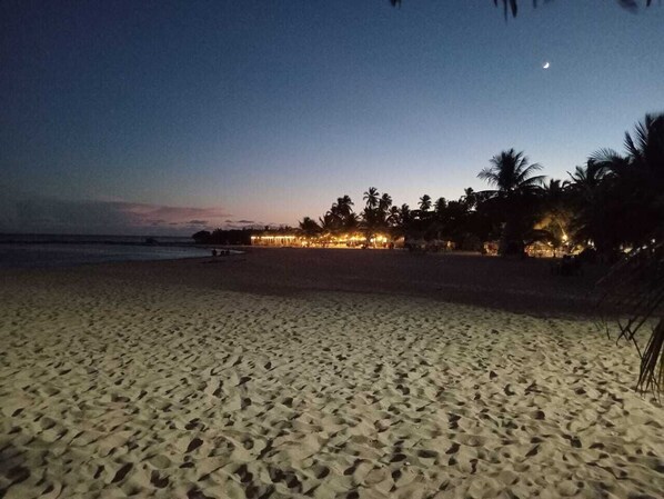 Sun loungers, beach towels