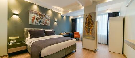 1 bedroom, minibar, in-room safe, laptop workspace