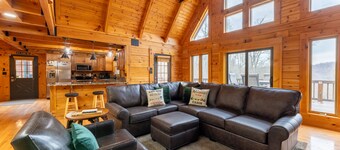 West Virginia Luxury Cabin, near Snowshoe, in Beautiful Sunset Mountain Village