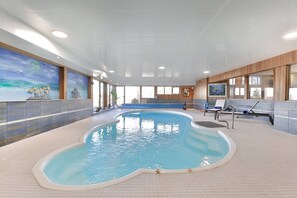 Indoor pool, a heated pool