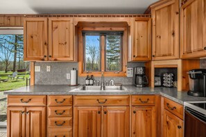 Fridge, microwave, oven, stovetop - Welcome to the Loon Lodge on Intermediate Lake!  (Bellaire)