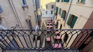 Udsigt fra overnatningsstedet