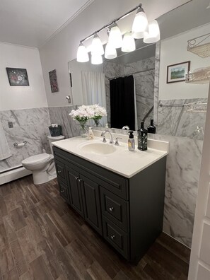 Hair dryer, towels - Sunset Ridge - Cozy lower level apartment, easy drive to ASV (Oneonta)