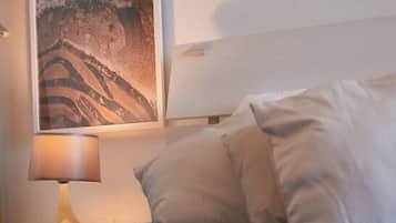 1 slaapkamer, een strijkplank/strijkijzer, wifi, beddengoed