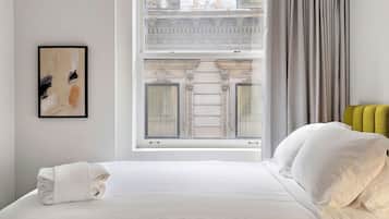 2 slaapkamers, een strijkplank/strijkijzer, wifi, beddengoed