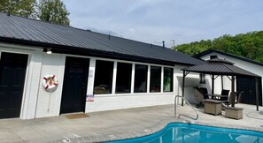 Una piscina climatizada