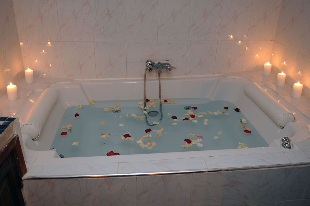 Exclusieve suite, en-suite badkamer | Badkamer