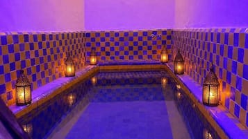 Indoor pool, a heated pool
