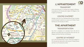 Located near major transportation hubs and iconic landmarks, this apartment offers easy access to the city.