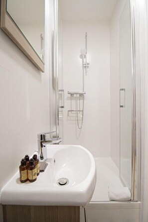 Hair dryer, towels