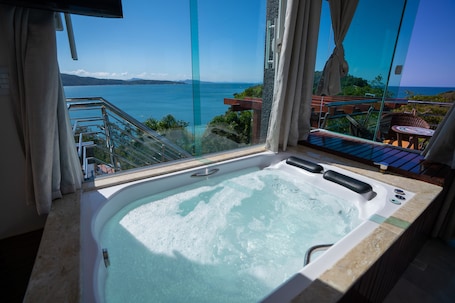 Vista desde la habitación. Pousada Mirante do Cesar