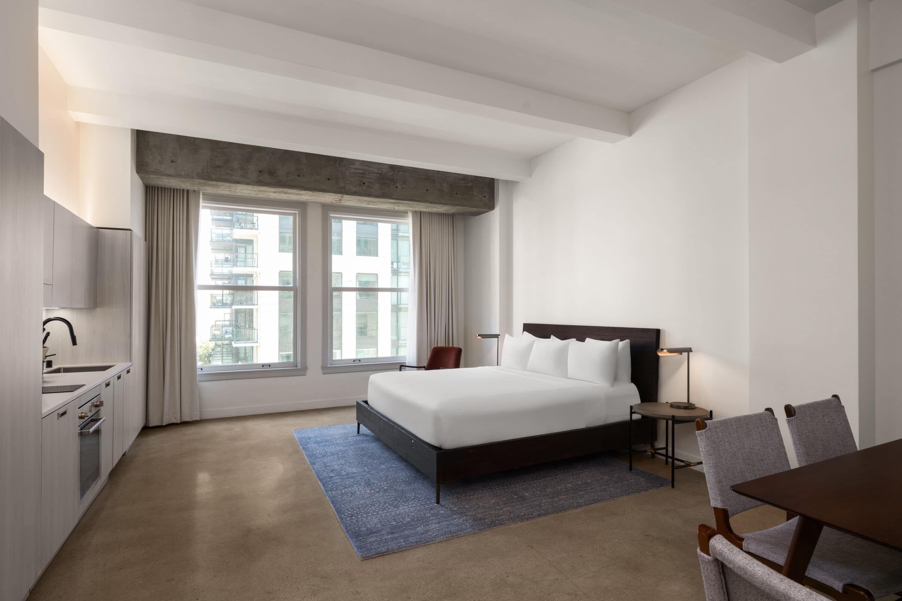 Blackout curtains, iron/ironing board, free cots/infant beds, free WiFi