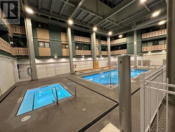 Una piscina climatizada