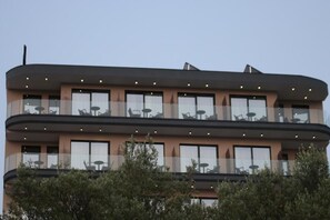 Front of property – evening/night