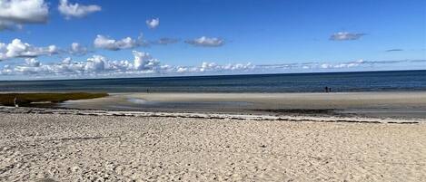 Vlak bij het strand