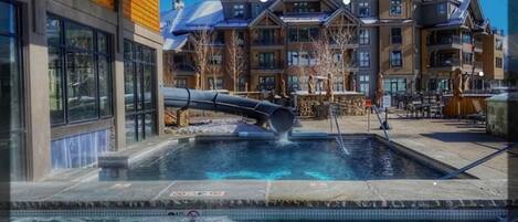 Indoor pool, outdoor pool