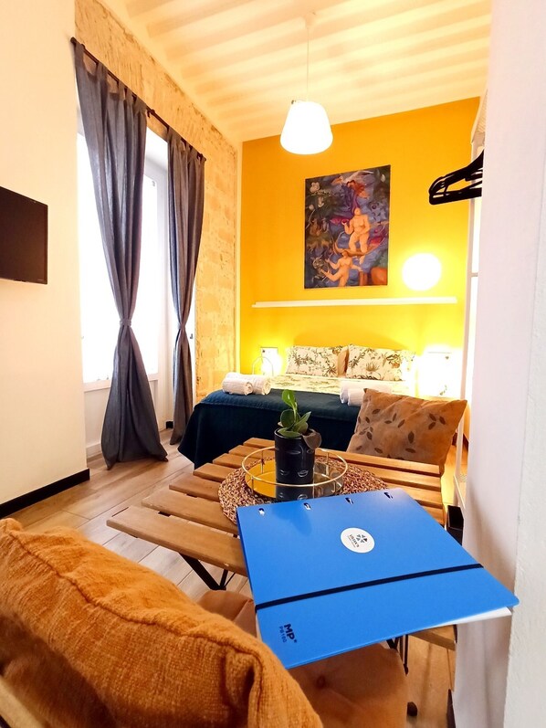 1 غرفة نوم وواي فاي وملاءات أسرّة