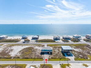 Beach - Steps to the beach! Gulf front! Water Views From All Sides! (Dauphin Island)