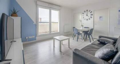 Nice 2 bedroom apartment 40 minutes from Paris