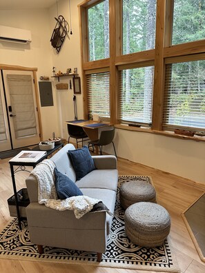 Smart-tv en een open haard