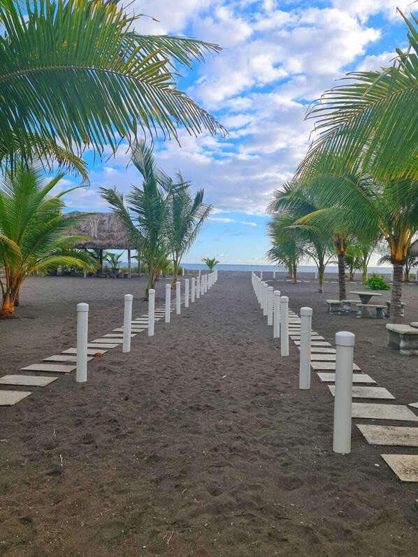 Beach - Spectacular beachfront apartment, Spacious terrace with an unparalleled view. (Palo Grande)