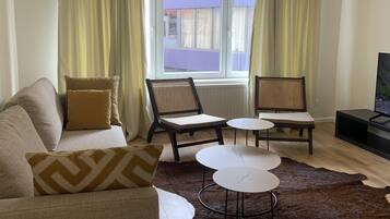 Smart-tv en een open haard