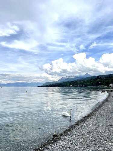 Chalet 'Mouflon - Vue Lac Imprenable' avec terrasse privée et balcon