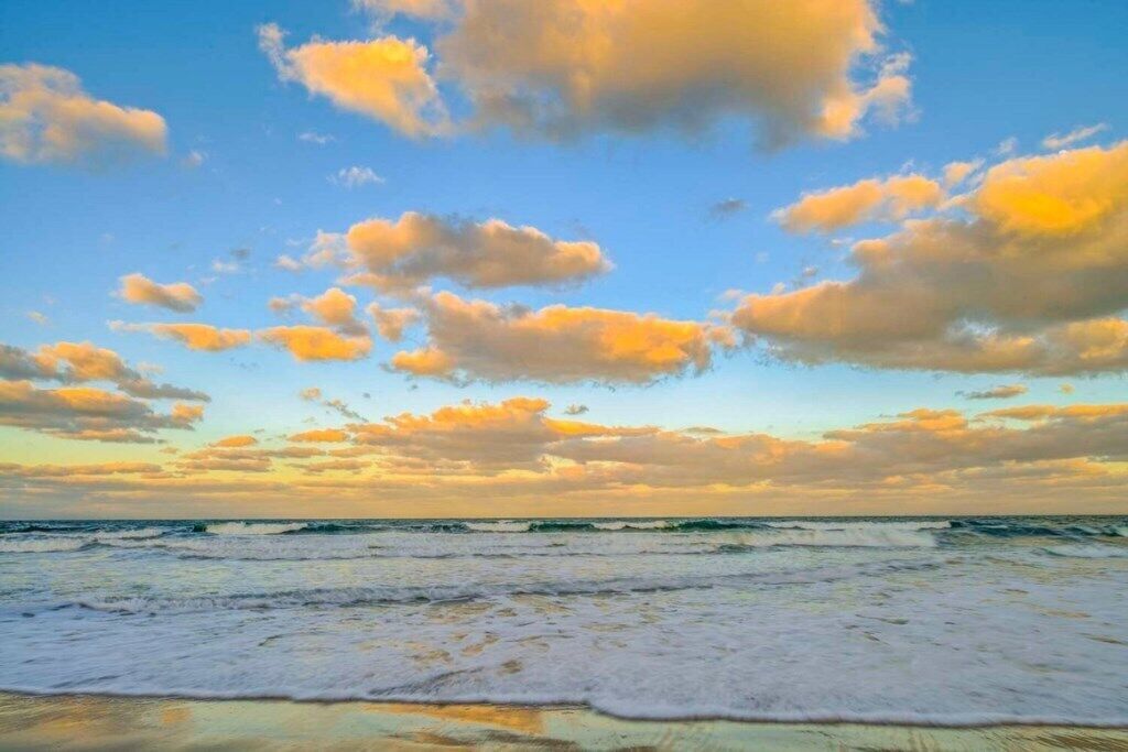 On the beach