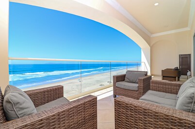 Beach Front Acess/Mar Y Sol Condo/2BR/3rdFLR/Rosarito