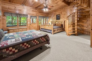 2 chambres, fer et planche à repasser, accès au Wi-Fi (inclus)
