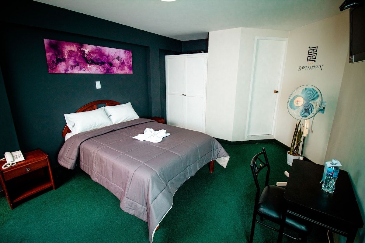 Traditional Room | 1 bedroom, desk, laptop workspace, soundproofing