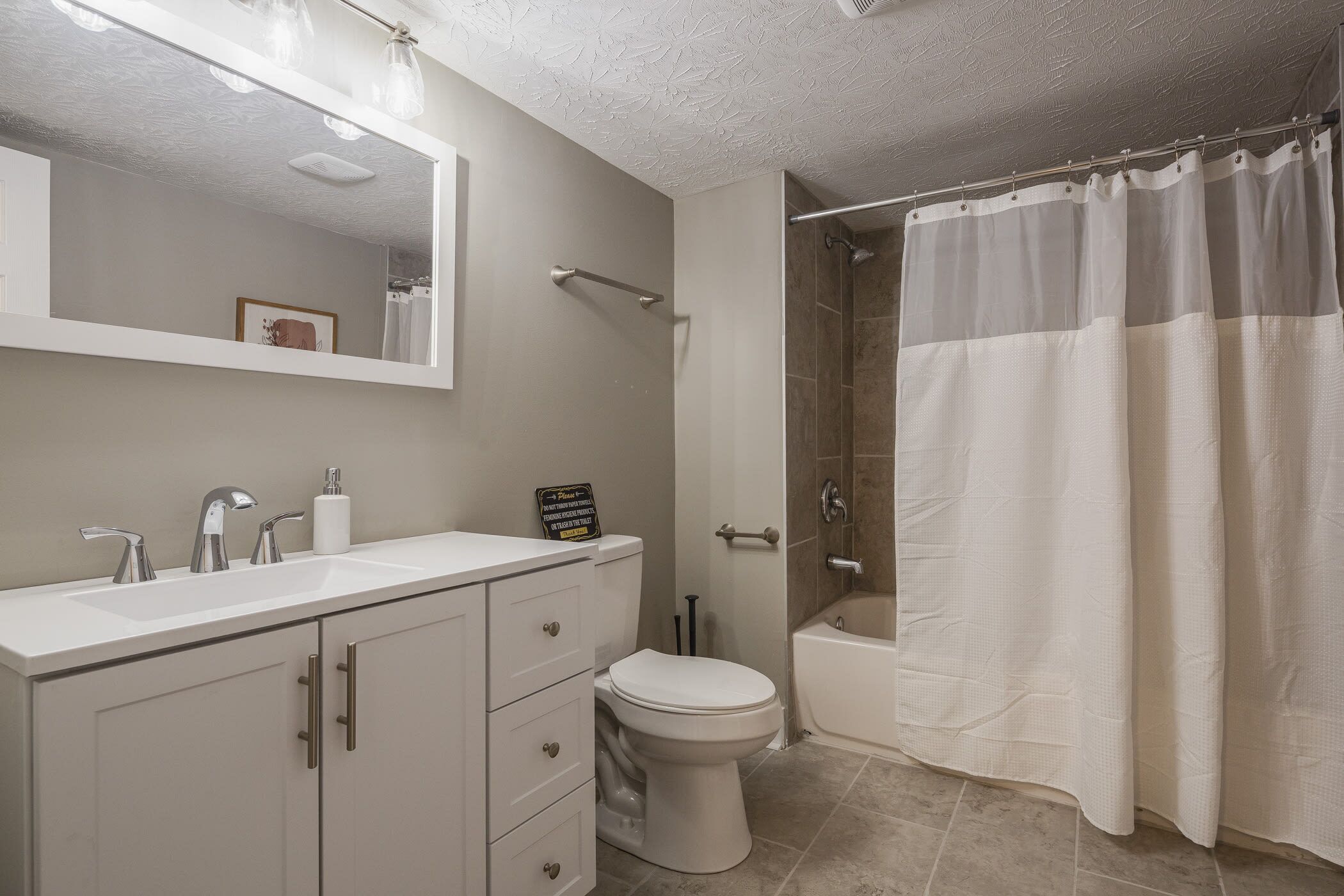 單棟房屋 | 浴室 | 花灑/浴缸組合、免費梳洗用品、風筒、提供毛巾