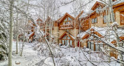 Ski in/out mountain getaway with pool, hot tub, & balcony - steps to the slopes