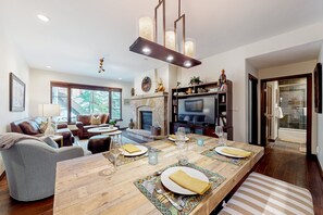 Interior - Ski in/out mountain getaway with pool, hot tub, & balcony - steps to the slopes (Edwards)