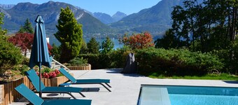 Le panorama du lac d'Annecy