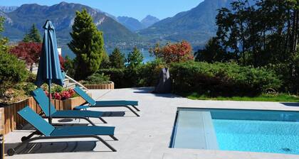 Le panorama du lac d'Annecy