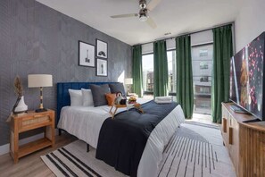 1 chambre, fer et planche à repasser, lit parapluie, Wi-Fi gratuit