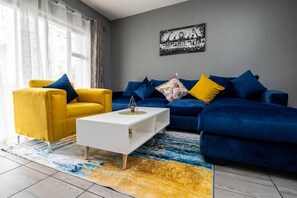 Living area - Explore This Stylish and Classy Apartment (Johannesburg)