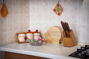 Apartment | Private kitchen | Full-size fridge, coffee/tea maker, electric kettle - Apartments Maxi (Rovinj)