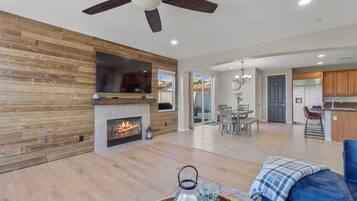 Smart TV, video games, table football, books