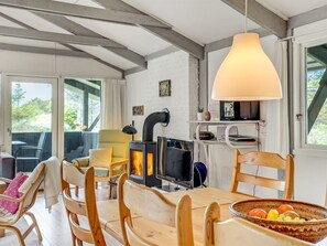 Fernseher, Kamin