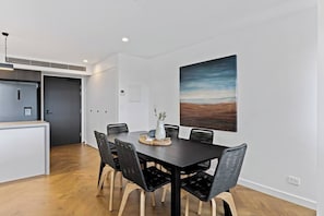 Dining - Sleek City Pad with a Garden Rooftop (Hobart)
