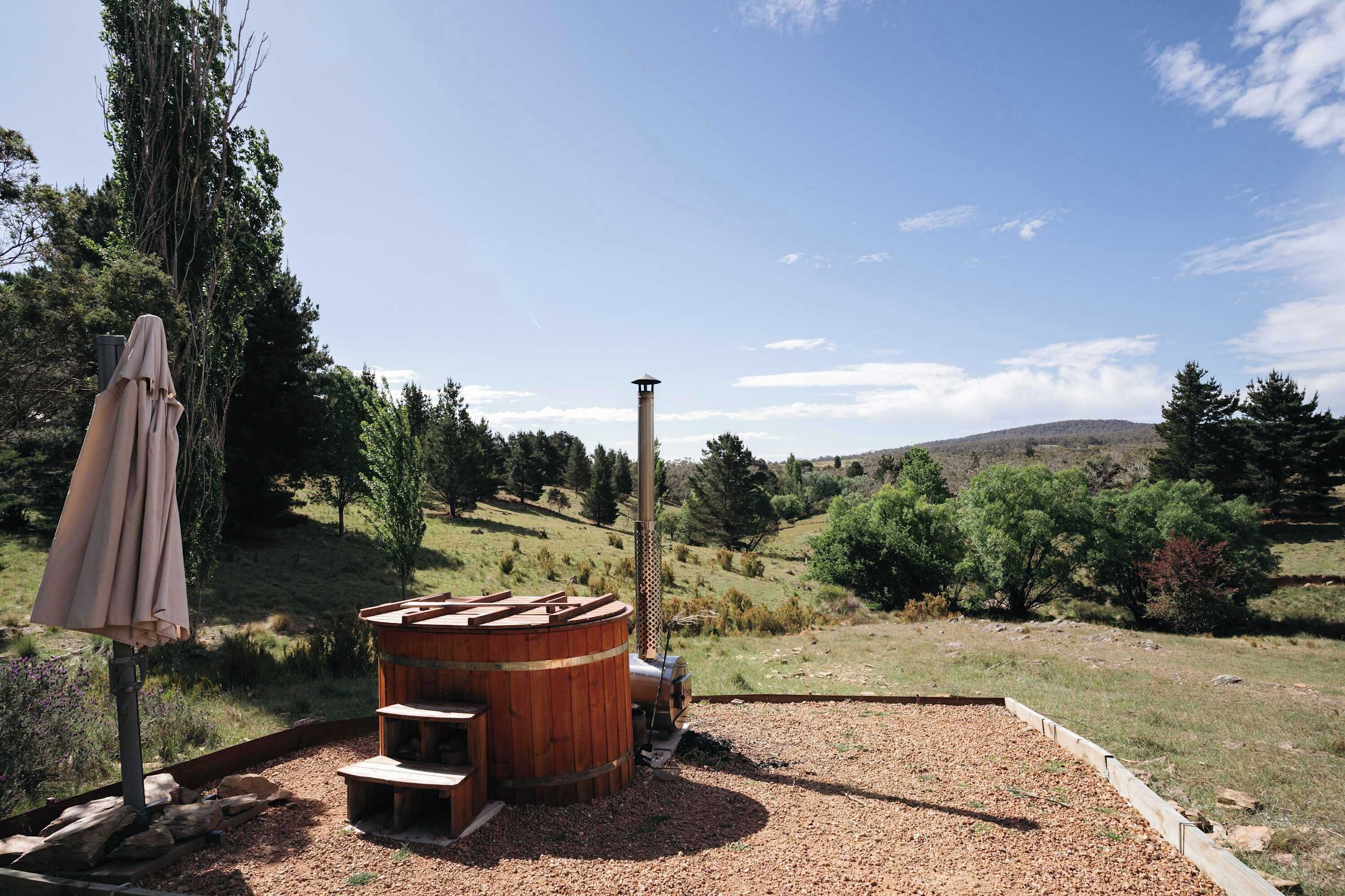 Idromassaggio all'aperto